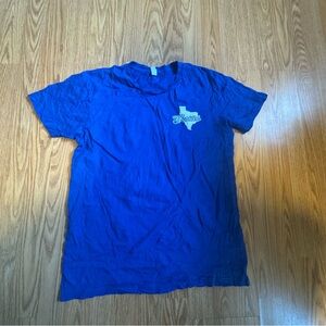 Men’s Blue Texas Graphic T-Shirt M
